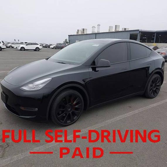 TESLA MODEL Y 2021 5YJYGDEF6MF263488 image